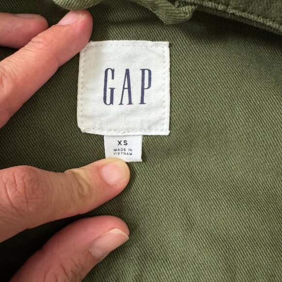 Like New✨ GAP Army Green Utility Jacket Size XS - Picture 9 of 12